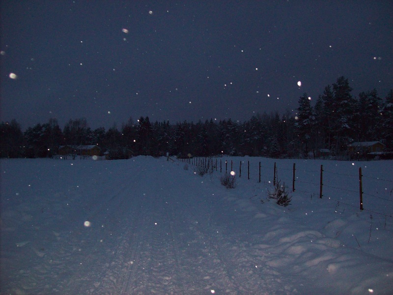 Mera snö
